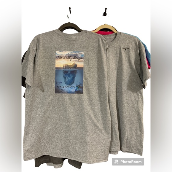 NWT The Salty Brigs, Brigantine, NJ Drawstring Back Pack - Black - Picture 14 of 14